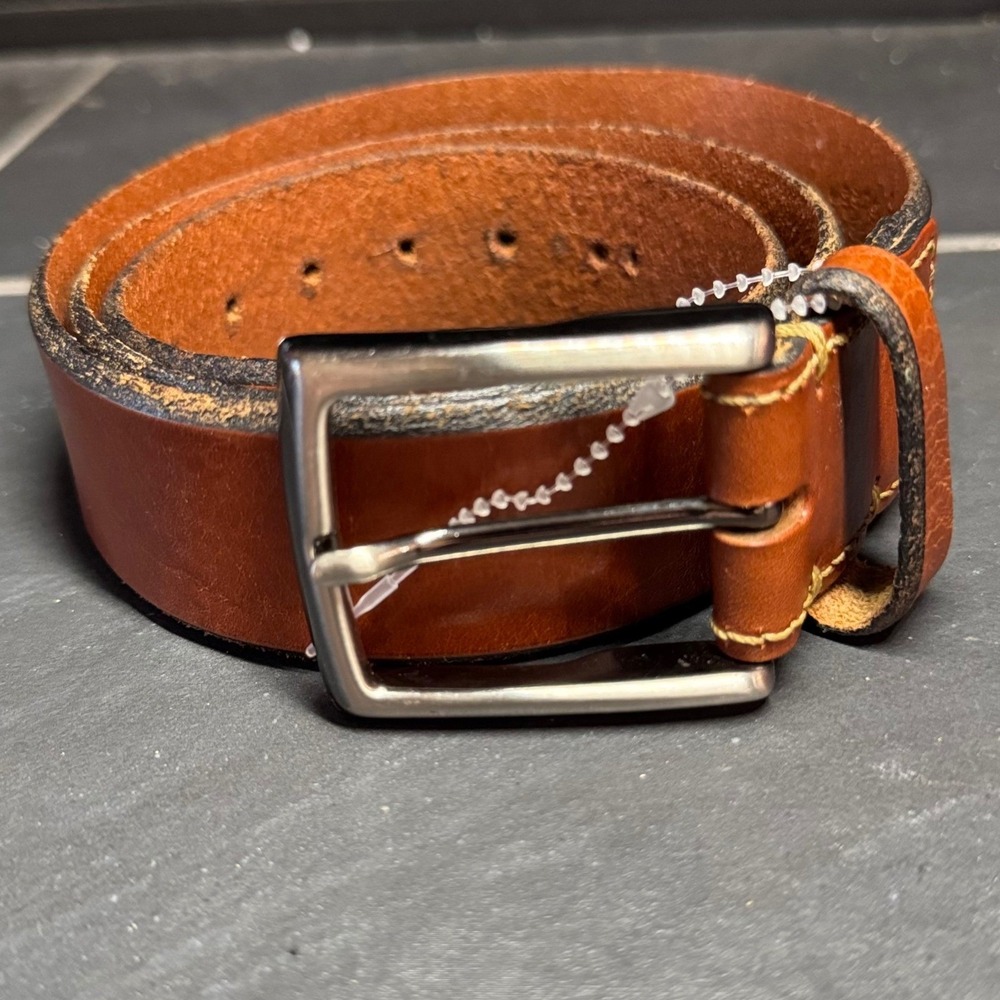 Eddie Bauer Mens Brown Genuine Leather Belt 36 BM3003E-230 Made in Mexico